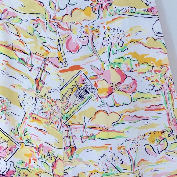 EXPRESS Aloha Hawaiian A-line skirt size 6 - Picture 4 of 9